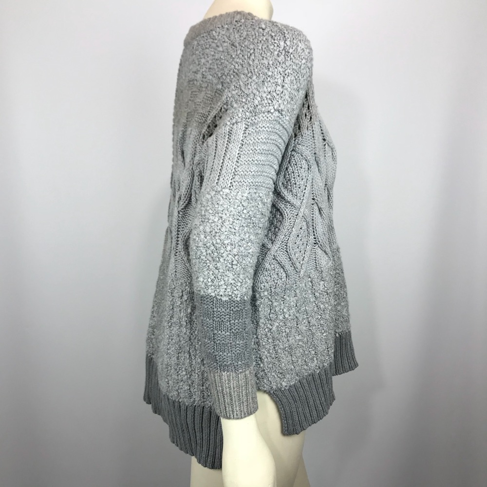 Vince Camuto Knit Patchwork Crew Neck Pullover - image 3